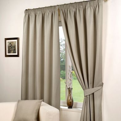 See more information about the Waffle Curtains (45" Width x 54" Drop) - Taupe